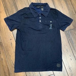 Harley Davidson pull over shirtsleeve shirt